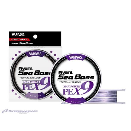 VARIVAS AVANI SEA BASS MAX POWER PE X9 150m #0.8 18lbs White Purple