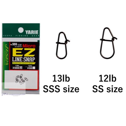 KAPOCS YARIE 555 MICRO EZ LINE SNAP 13LB SS