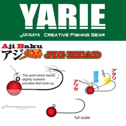 JIG FEJ YARIE 645 AJIBAKU RED 8 0.5gr