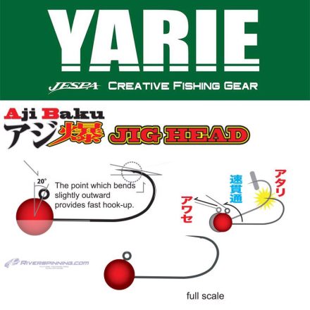 JIG FEJ YARIE 646 AJIBAKU RED 6 1.0gr