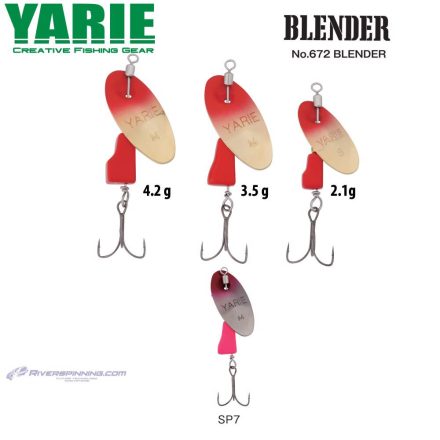 KÖRFORGÓ YARIE 672 BLENDER 2.1gr SP7 Pink/Pink