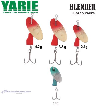 KÖRFORGÓ YARIE 672 BLENDER 2.1gr SP8 Green Grade