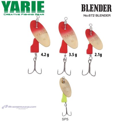 KÖRFORGÓ YARIE 672 BLENDER 4.2gr SP5 Gold/Lemon