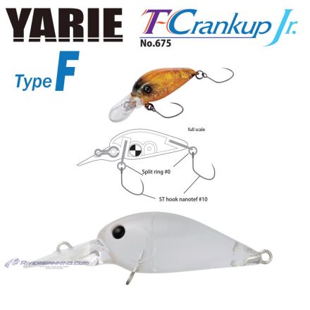 YARIE T-CRANKUP JR 675 TYPE F 2.8mm 1.8gr C1 Clear