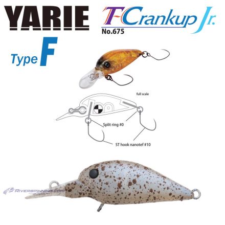 YARIE T-CRANKUP JR 675 TYPE F 2.8mm 1.8gr C22 Tana Color