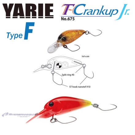 YARIE 675 T-CRANKUP JR TYPE F 2.8mm 1.8gr C23 Eliringo