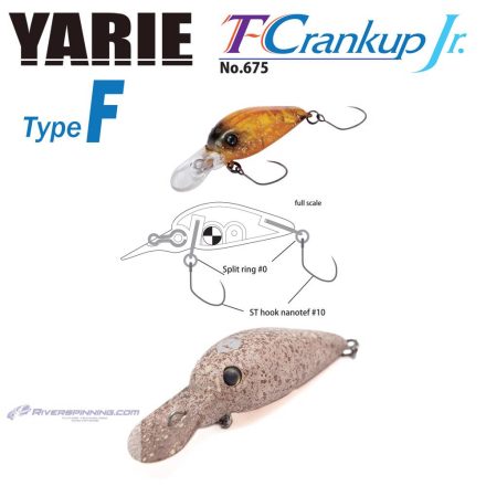 YARIE 675 T-CRANKUP JR TYPE F 2.8mm 1.8gr C24 PonT