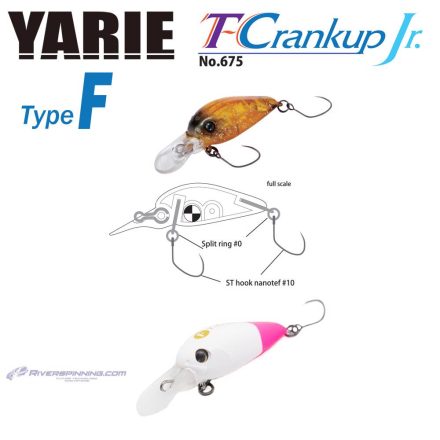 YARIE 675 T-CRANKUP JR TYPE F 2.8mm 1.8gr C25 Siro Pino