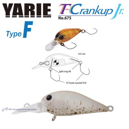 YARIE T-CRANKUP JR 675 TYPE F 2.8mm 1.8gr C3 Akayari