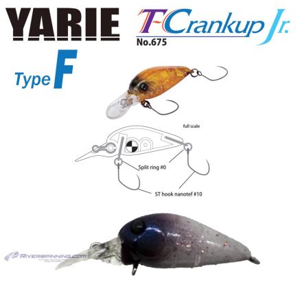 YARIE T-CRANKUP JR 675 TYPE F 2.8mm 1.8gr C31 Variation