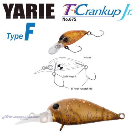 YARIE T-CRANKUP JR 675 TYPE F 2.8mm 1.8gr C5 Mastupele