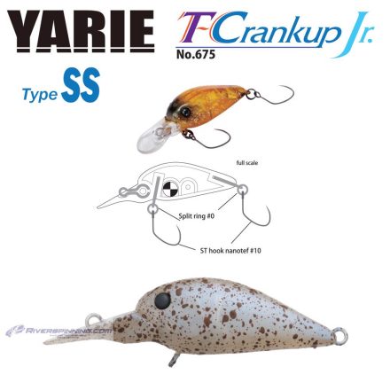 YARIE T-CRANKUP JR 675 TYPE SS 2.8mm 2.1gr C22 Tana Color