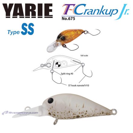 YARIE T-CRANKUP JR 675 TYPE SS 2.8mm 2.1gr C3 Akayari