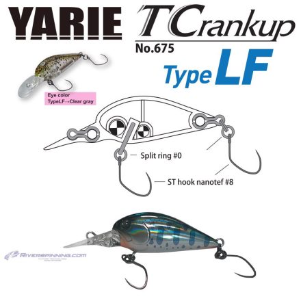 YARIE 675 T-CRANKUP TYPE LF 3.5mm 2.6gr D6 OB Yamame