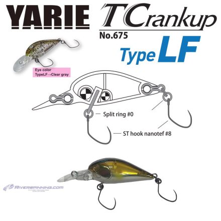 YARIE 675 T-CRANKUP TYPE LF 3.5mm 2.6gr D7 Ayu