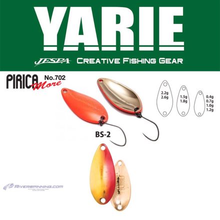 YARIE 702 PIRICA MORE 1.5gr BS-2 Red/Gold