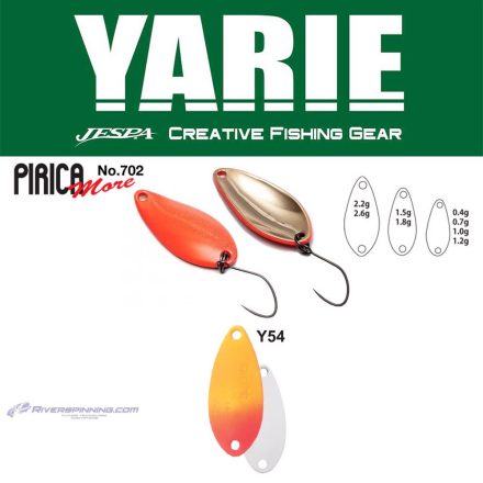 YARIE 702 PIRICA MORE 1.5gr Y54 Orange/Red