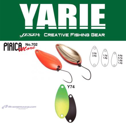 YARIE 702 PIRICA MORE 1.5gr Y74 Green/Lemon