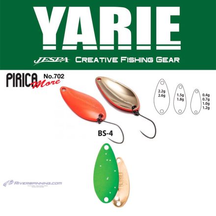 YARIE 702 PIRICA MORE 1.8gr BS-4 Lime Glitter