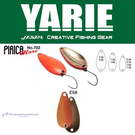 YARIE 702 PIRICA MORE 2.2gr E68 Caramel Gold