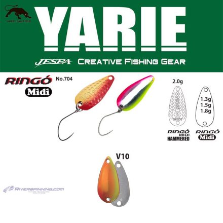 YARIE 704 RINGO MIDI 1.5gr V10 Mix Orange