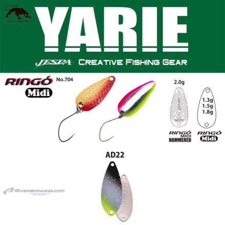 YARIE 704 RINGO MIDI 1.8gr AD22 Saber Silver