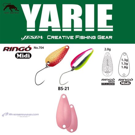 YARIE 704 RINGO MIDI 1.8gr BS-21 Gradation R Pink