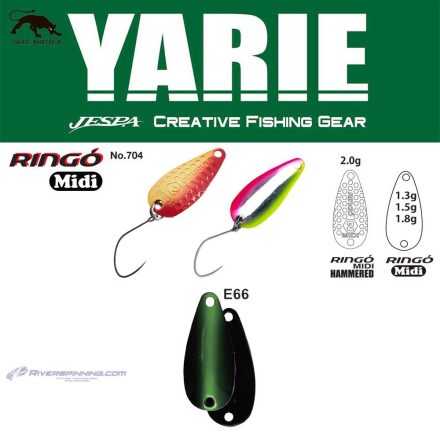 YARIE 704 RINGO MIDI 1.8gr E66 Fits Green