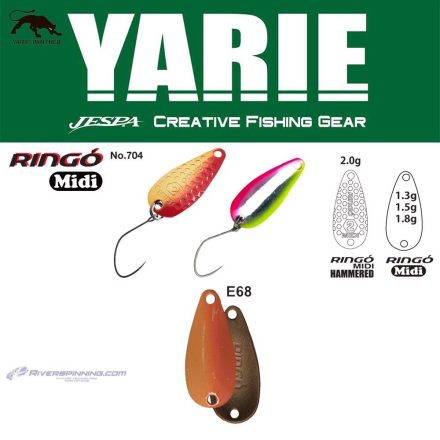 YARIE 704 RINGO MIDI 1.8gr E68 Caramel Gold