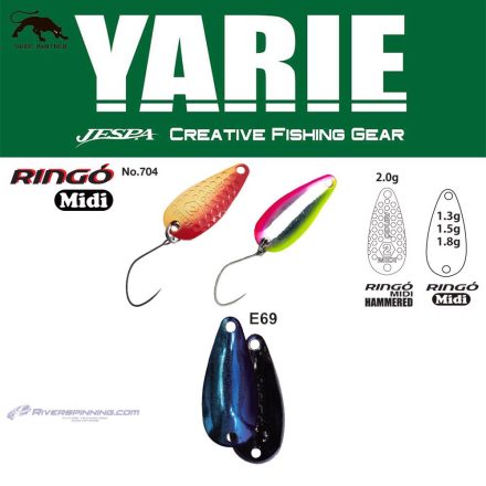 YARIE 704 RINGO MIDI 1.8gr E69 Fire Blue