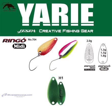 YARIE 704 RINGO MIDI 1.8gr H1 Green Metalic