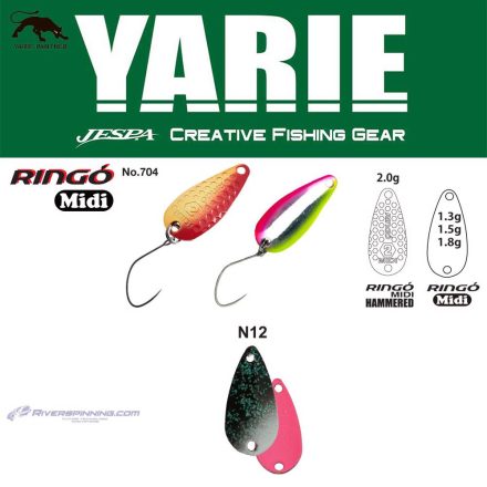 YARIE 704 RINGO MIDI 1.8gr N12 Slash Pink