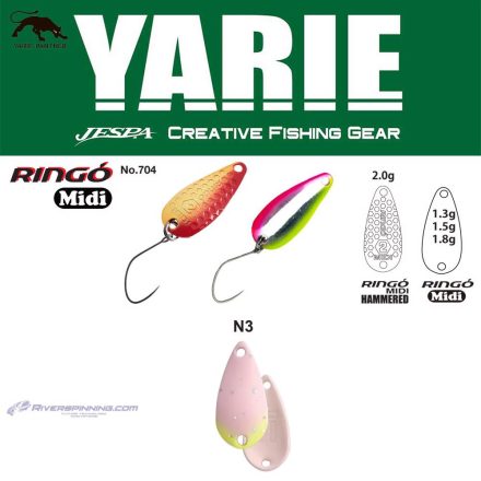 YARIE 704 RINGO MIDI 1.8gr N3 Light Pink Glow