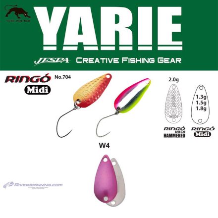 YARIE 704 RINGO MIDI 1.8gr W4 Norinori Pink