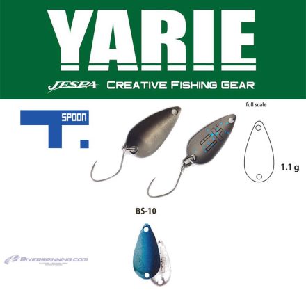 YARIE 706 T-SPOON 1.1gr BS10 Blue/Silver