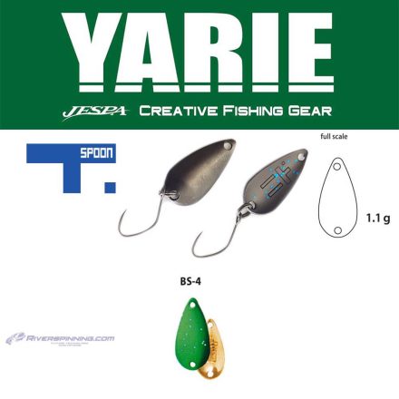 YARIE 706 T-SPOON 1.1gr BS4 Lime Glitter