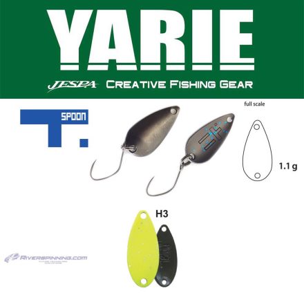 YARIE 706 T-SPOON 1.1gr H3 Chart Glitter