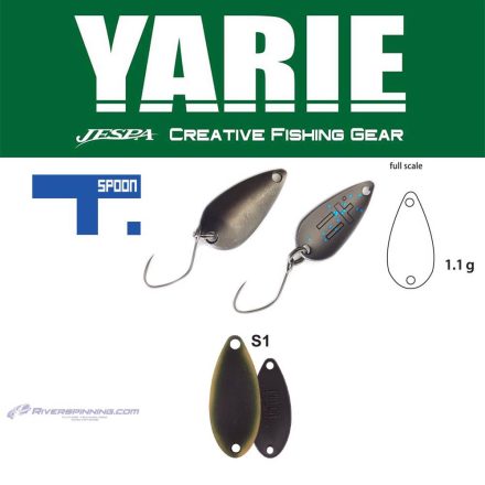 YARIE 706 T-SPOON 1.1gr S1 Dark Brown