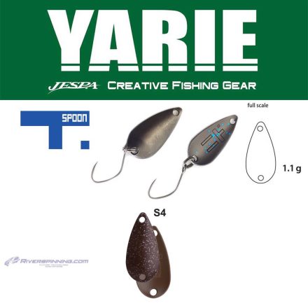 YARIE 706 T-SPOON 1.1gr S4 Marron Squash