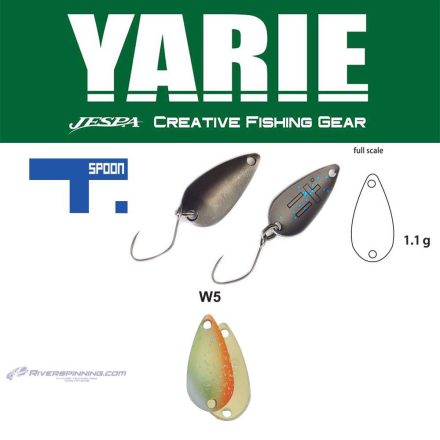 YARIE 706 T-SPOON 1.1gr W5 Melon Short