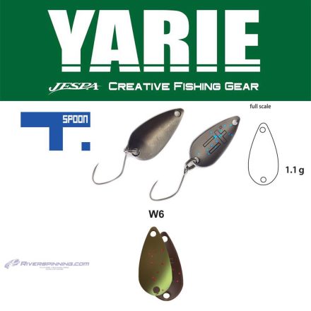 YARIE 706 T-SPOON 1.1gr W6 Euhuesukai