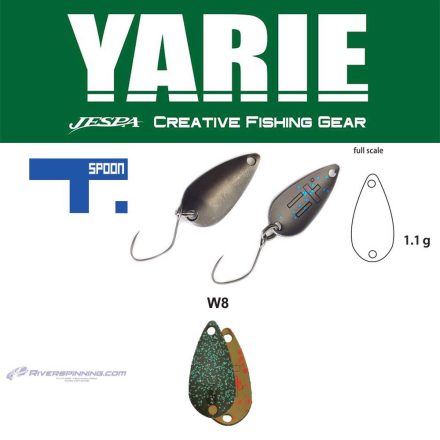 YARIE 706 T-SPOON 1.1gr W8 Iwadatami