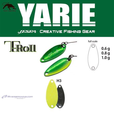 YARIE 707T T-ROLL 1.0gr H3 Chart Glitter