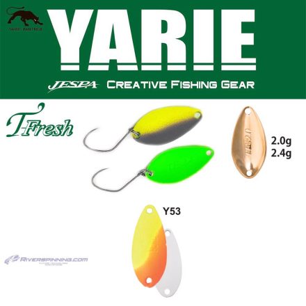 YARIE 708T T-FRESH 2.4gr Y53 Lemon/Orange