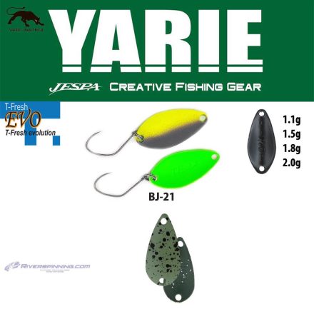 YARIE 710T T-FRESH EVO 1.1gr BJ-21 Edamame