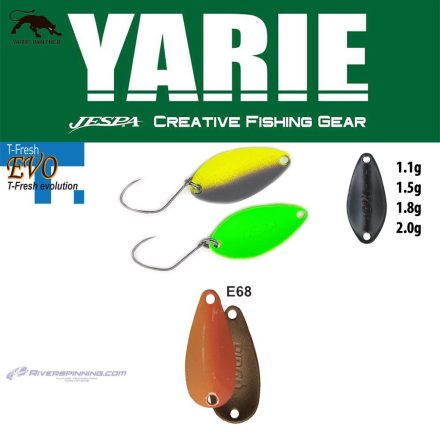 YARIE 710T T-FRESH EVO 1.5gr E68 Caramel Gold