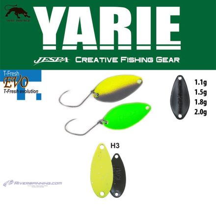 YARIE 710T T-FRESH EVO 1.5gr H3 Chart Glitter