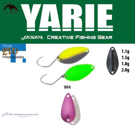 YARIE 710T T-FRESH EVO 1.5gr W4 Norinori Pink