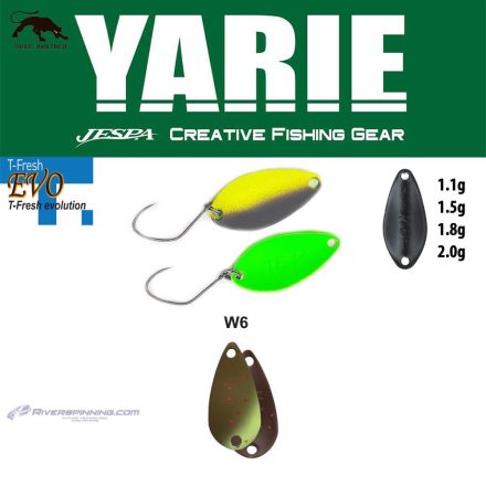 YARIE 710T T-FRESH EVO 1.5gr W6 Ehuesukai