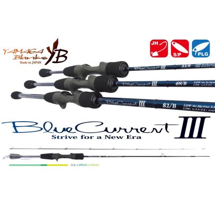 YAMAGA BLUE CURRENT III 53/B BAITCAST 1.61m 0.5-4.5gr